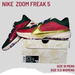 Size 10 - Nike Men's Zoom Freak 5 NRG 'Keep It A Buck' Shoes DZ2944-600 New